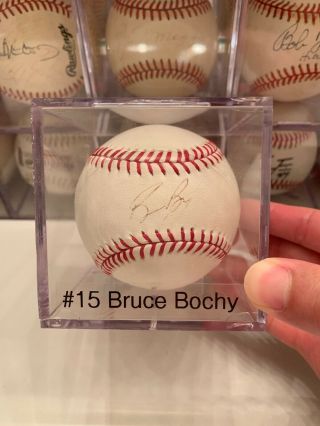 Bruce Bochy Autographed Baseball Auto Signed Omlb Ball Sf Giants Hof Psa