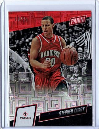 2019 Panini National Stephen Curry Silver Pack Escher Squares Ssp /25