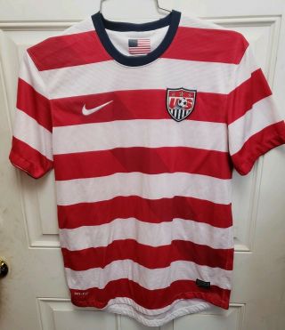 Authentic 2012 Waldo Team Usa Usmnt Nike Soccer Jersey Home Medium M