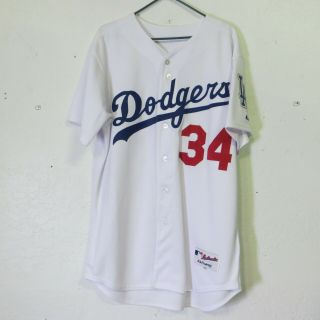 Fernando Valenzuela Mlb Los Angeles Dodgers Signed Autographed Mlb Jersey W/coa