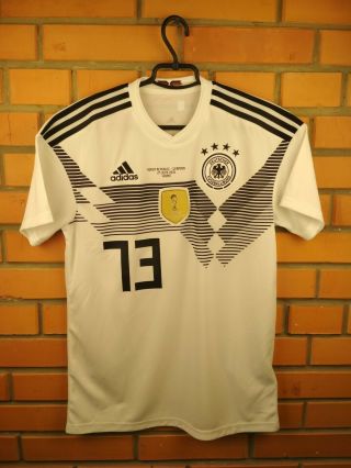 Germany Soccer Jersey Small 2019 Home Shirt Br7843 Football Adidas
