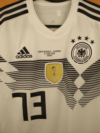 Germany soccer jersey small 2019 home shirt BR7843 football Adidas 5