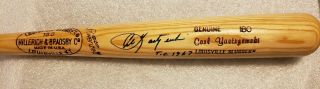 Carl Yastrzemski Boston Red Sox Hof Signed Game Model Bat Tc 67 Psa/dna