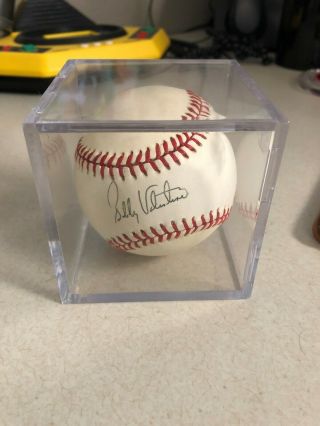 Bobby Valentine Signed Official Ball American League Rawlings Hait
