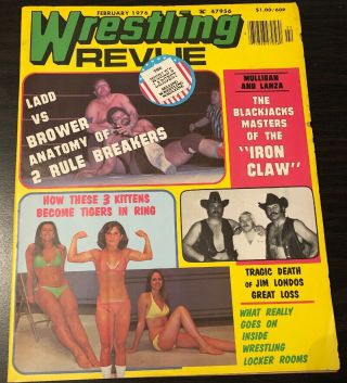 1976 Wrestling Revue Blackjack Mulligan Lanza Jim Londos Dies Tanaka Ray Stevens