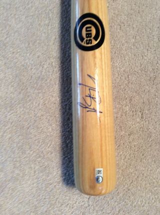 Chicago Cubs Kris Bryant Signed Bat