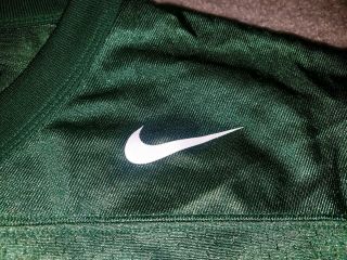 Michigan State Spartans Football 53 Nike Team Green White Uniform Jersey Small 5