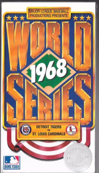 Mlb World Series Video Nib Rare 1968 Detroit Tigers Vs St.  Louis Cardinals