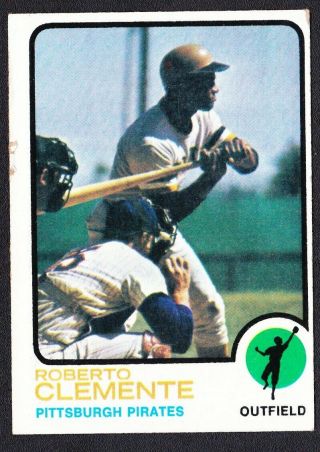 1973 Topps Roberto Clemente Pittsburgh Pirates Card 50