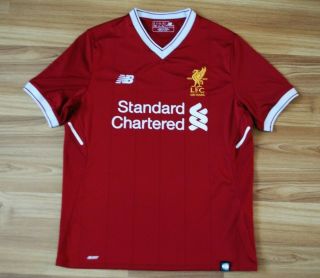 The Reds Balance Liverpool Fc 125 Years 1892 - 2017 - 2018 Home Shirt Size Small
