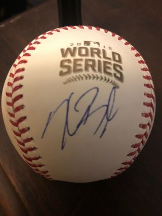 2016 World Series”” Kris Bryant”” Signed Ball”” (ip Auto No) Chicago Cubs””