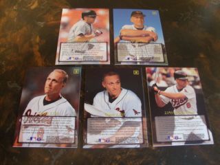 1995 Emotion Baseball - - Cal Ripken - - Timeless - - Complete Mail - In Set 11 - 15 - - - NrMt 2