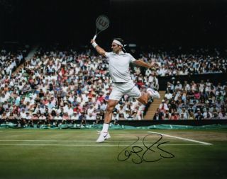 Roger Federer Signed 11x14 Photo Greatest Tennis Player Ever 8