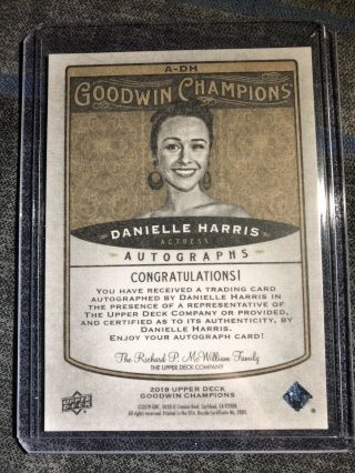 Goodwin Champions Danielle Harris ‘Scream Queen’ On Card Autograph Actress 2