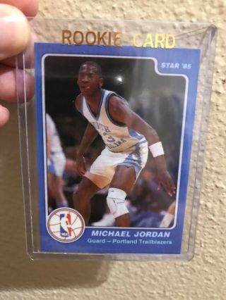 Michael Jordan Rookie 1985 Star Chicago Bulls North Carolina Error Card