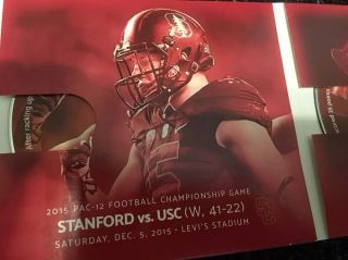 2015 - 2016 STH Stanford Cardinal Football 3 DVD Set 4