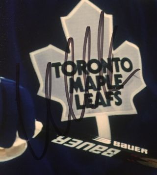 Wendel Clark Signed Toronto Maple Leafs 8x10 Photo 2