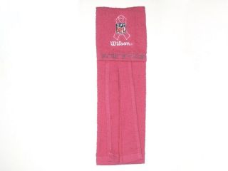 Bubba Ventrone San Francisco 49ers Game Issued Find A Cure Pink Bca Wilson Towel