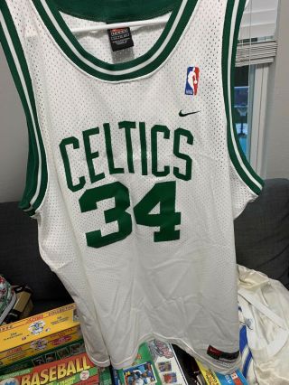Paul Pierce Jersey Vintage Boston Celtics Nba Champs Nike Team 34 2xl Mens