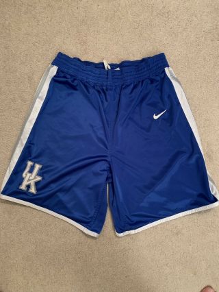 Nike Kentucky Wildcats Team Issued Game Worn Authentic Basketball Shorts 44