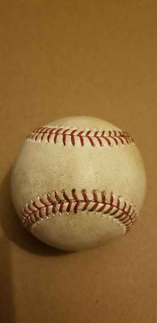 2017 Austin Romine Single York Yankees Game Baseball Hicks Steiner Mlb
