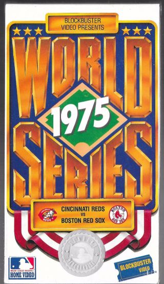 Mlb World Series Video Nib Rare 1975 Cincinnati Reds Vs Boston Red Sox