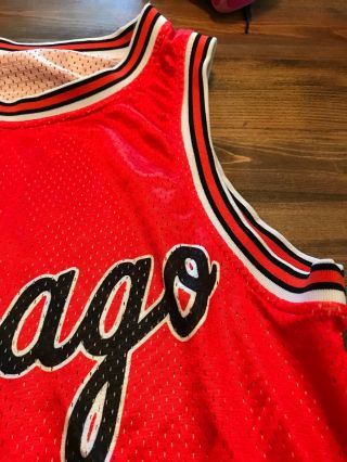 Vtg 1984 Nike Rookie Chicago Bulls Michael Jordan Jersey Small Throwback Red 3