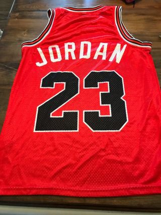 Vtg 1984 Nike Rookie Chicago Bulls Michael Jordan Jersey Small Throwback Red 7