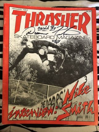 Duane Peters Punk Rock Skate Thrasher Mag 1982 Mike Smith