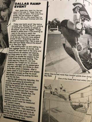 DUANE PETERS PUNK ROCK SKATE THRASHER MAG 1982 MIKE SMITH 6
