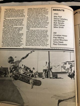 DUANE PETERS PUNK ROCK SKATE THRASHER MAG 1982 MIKE SMITH 7