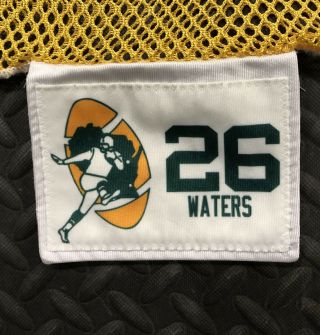Herb Waters Green Bay Packers Player Game / Worn Laundry Bag 26 2