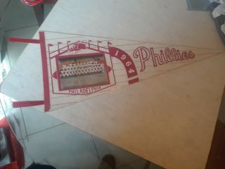 Philadelphia Phillies 1964 Pennant Phantom Nl Team Picture Bunning Callison