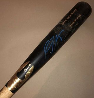 Gavin Lux Signed Autographed Game Broken Bat La Dodgers Autograph W/