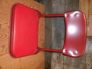 Vintage Stadium Seats Bleacher Set Of 3 Red 60 