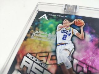 2017 - 18 Ascension Rookie Ascent RC Auto Whitebox 1/1 LONZO BALL WOW 3