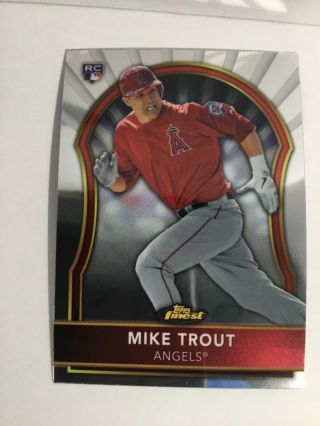 Mike Trout 2011 Topps Finest Rookie Card 94