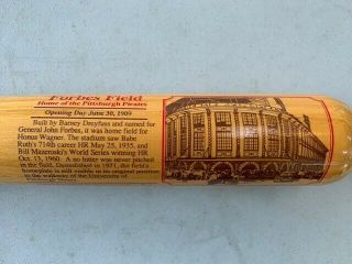 34 " Cooperstown Bat Forbes Field 1988 Baseball Pittsburgh Pirates 404/1000