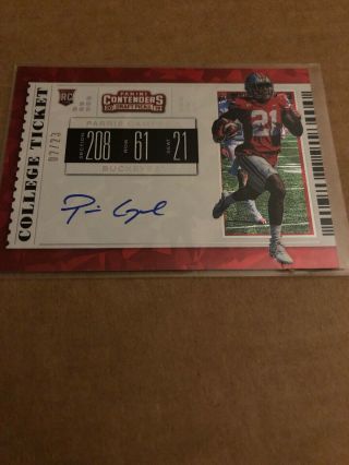 Parris Campbell 2019 Contenders Draft Picks Cracked Ice Rookie Rc Auto 2/23