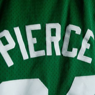 Paul Pierce Boston Celtics Stitched 34 Road Green Reebok Basketball Jersey L 4