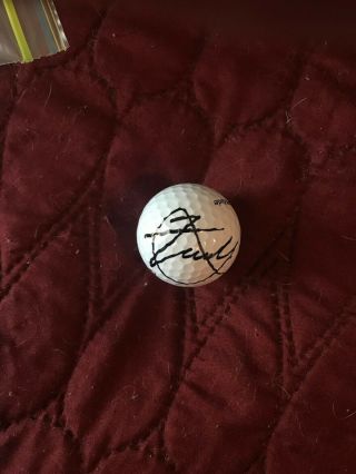 Xander Schauffele Autographed Signed Golf Ball In Person With Pga A