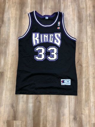 Brian Grant Sacramento Kings Vintage 90s Champion Nba Basketball Jersey Blank