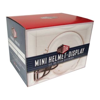 Ballqube Mini Helmet Holder Display Case & Protection In The Box