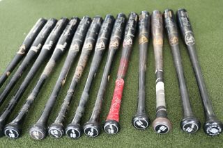Daniel Palka (chicago White Sox) Cracked Autographed Game Bats