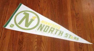 Vintage Minnesota North Stars Nhl Hockey Pennant Flag 29 "