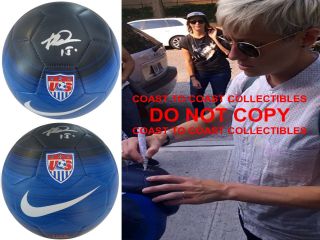 Megan Rapinoe,  2019 Womens World Cup,  Signed,  Autographed,  Usa Soccer Ball,  Proof