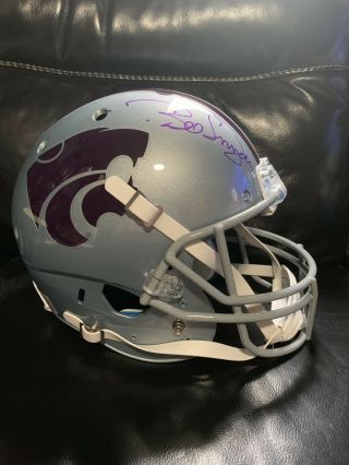 Bill Snyder Signed Kansas State Wildcats Full Size Helmet