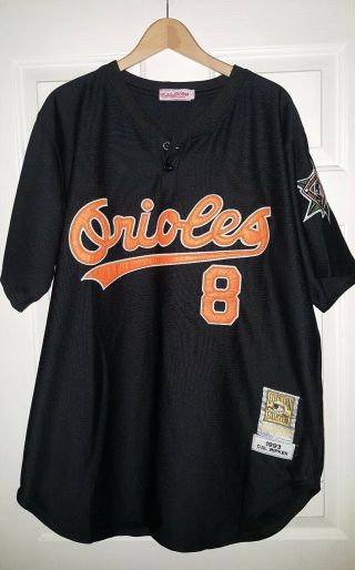 1993 Baltimore Orioles Cal Ripken Jr.  Black Jersey Mitchell & Ness 2xl 52 Rare