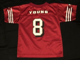 Steve Young San Francisco 49ers Nfl Vintage Puma Toddler Jersey Size S (4)