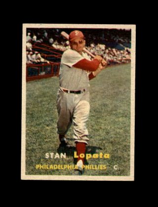 1957 Topps Baseball 119 Stan Lopata (phillies) Nm